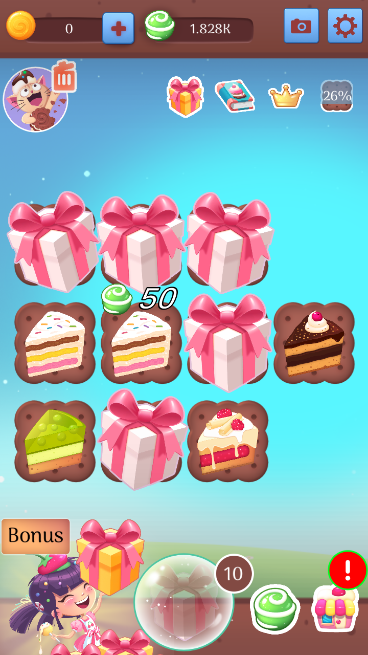 Merge Cakes - Click & Tycoon Game Screenshot