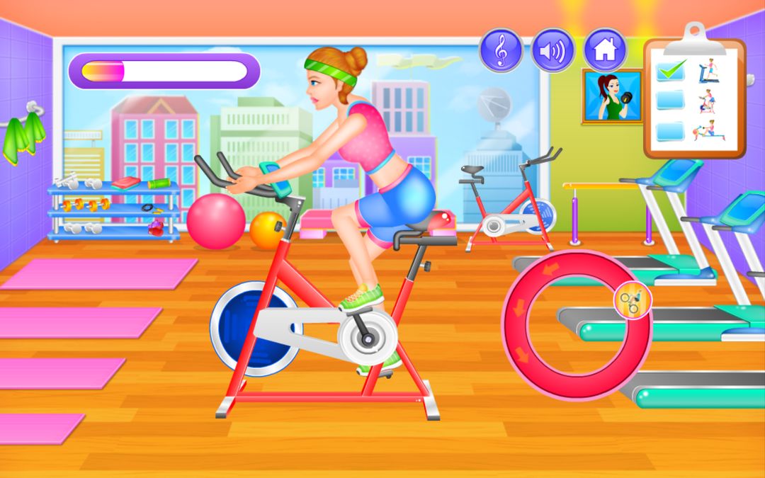 Fit Girl - Workout & Dress Up screenshot game