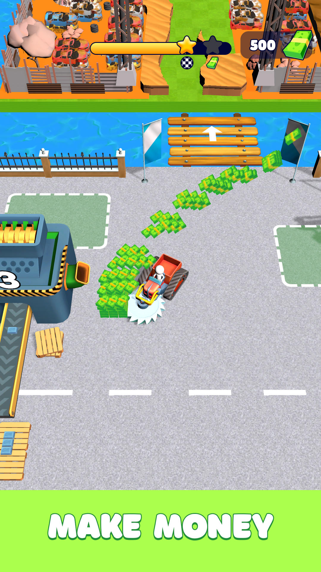 From junkyard to store Game Screenshot