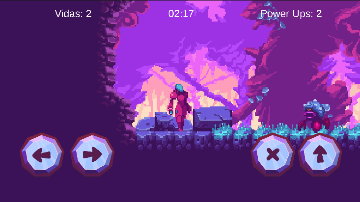 Captura de Tela do Jogo Pixel Metroidvania Manu