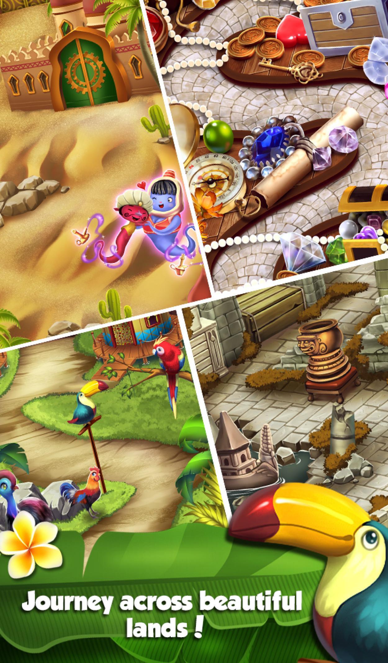 Mahjong World: Treasure Trails Game Screenshot