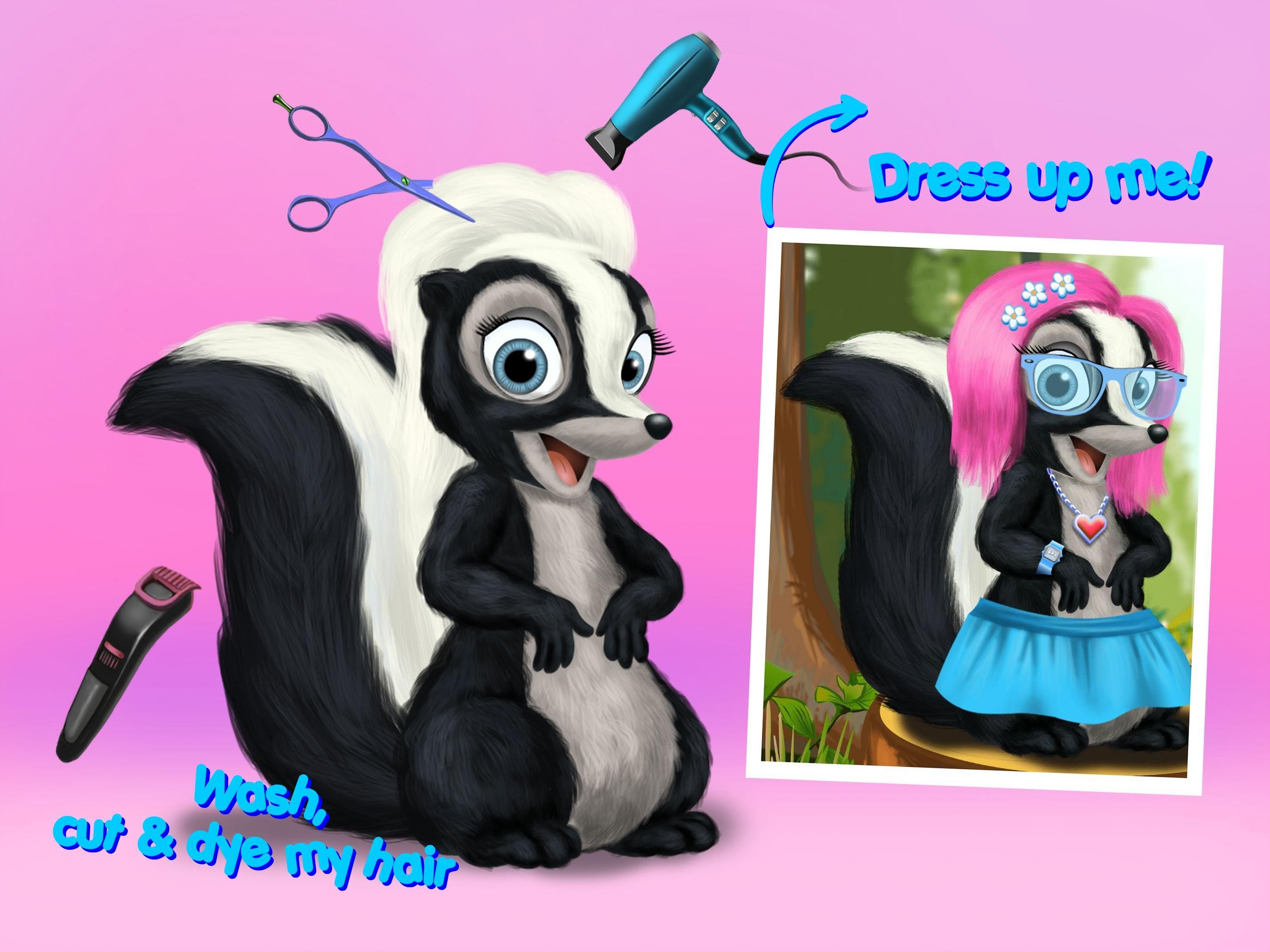 Wild Animal Beauty Salon Game Screenshot
