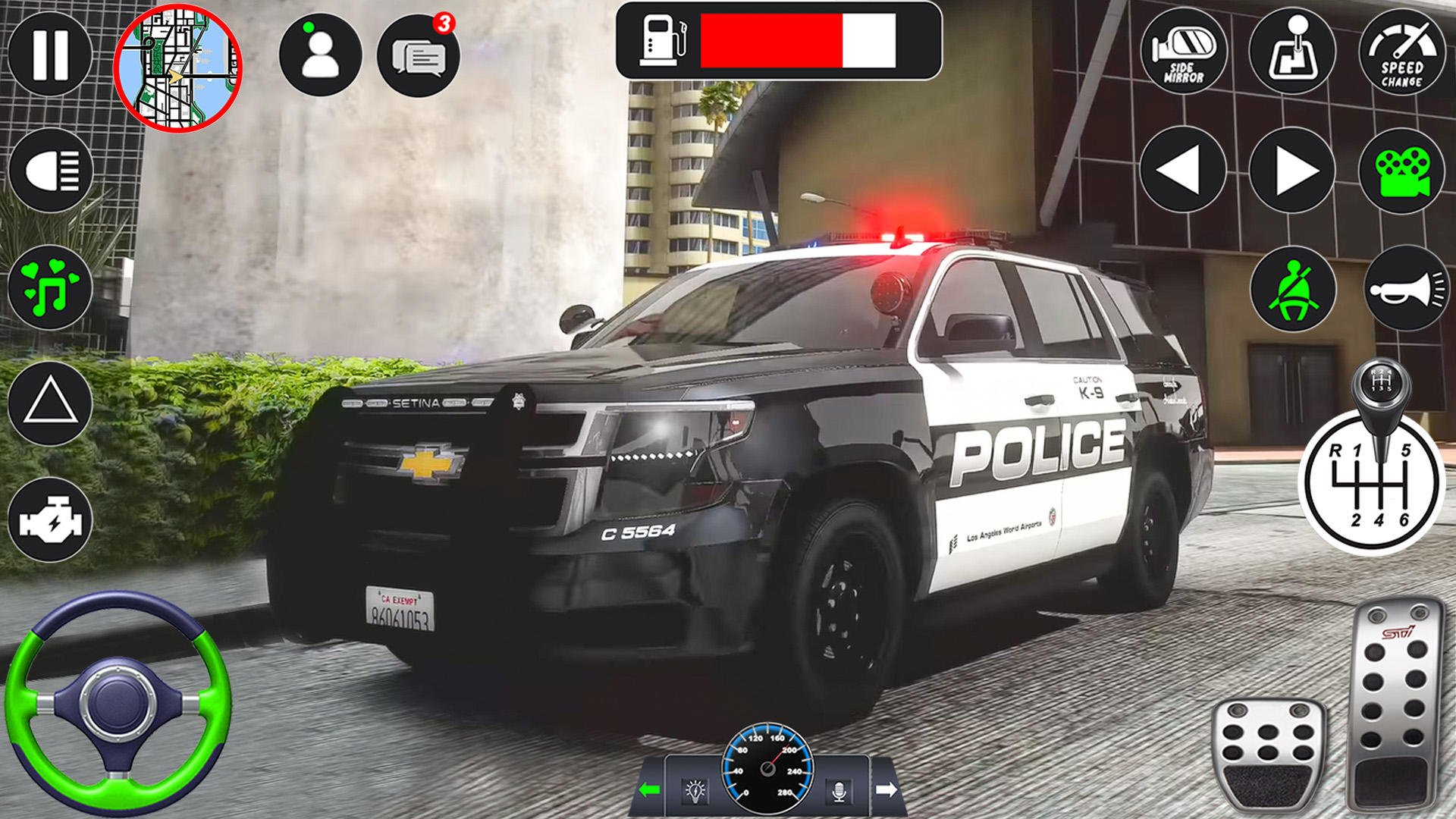 Police Car Driving US Car Game Game Screenshot