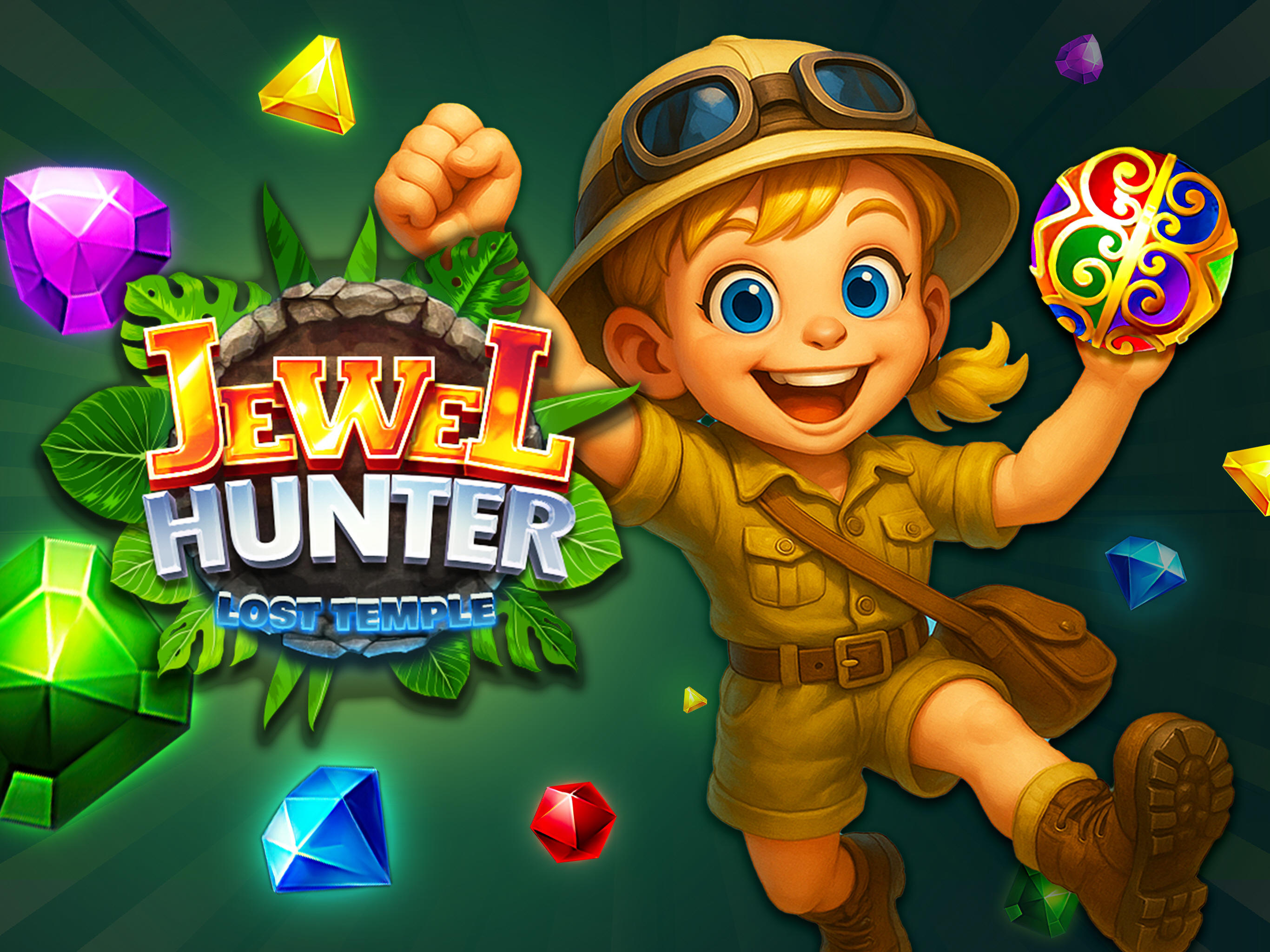 Jewel Hunter Lost Temple Game Screenshot