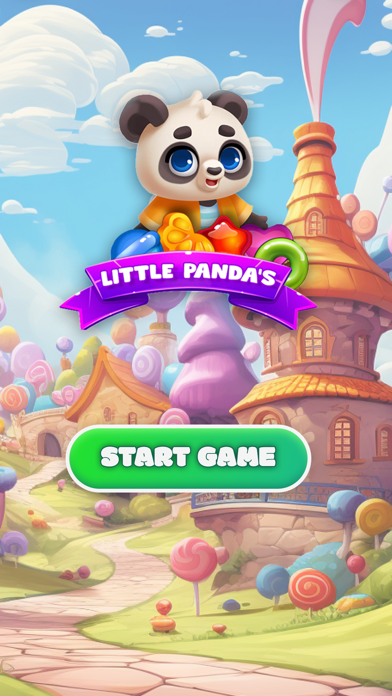 PandaPuzzle 3 in row Game Screenshot