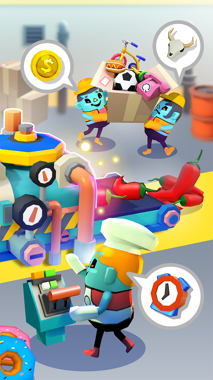 Idle Super Factory Game Screenshot