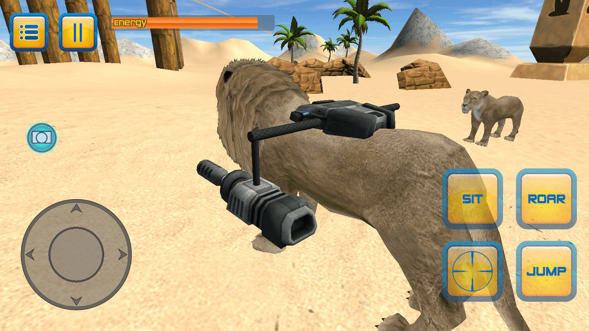 Armed Lion Simulator 3D Game Screenshot