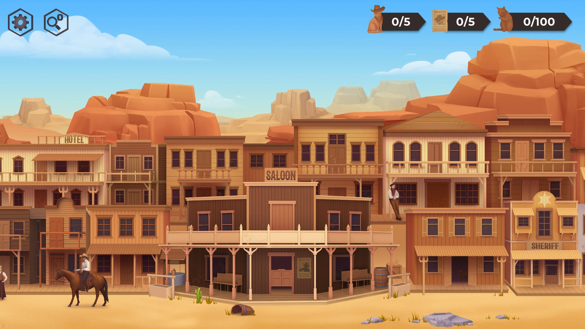 Screenshot 1 of Cat Search In The Wild West 