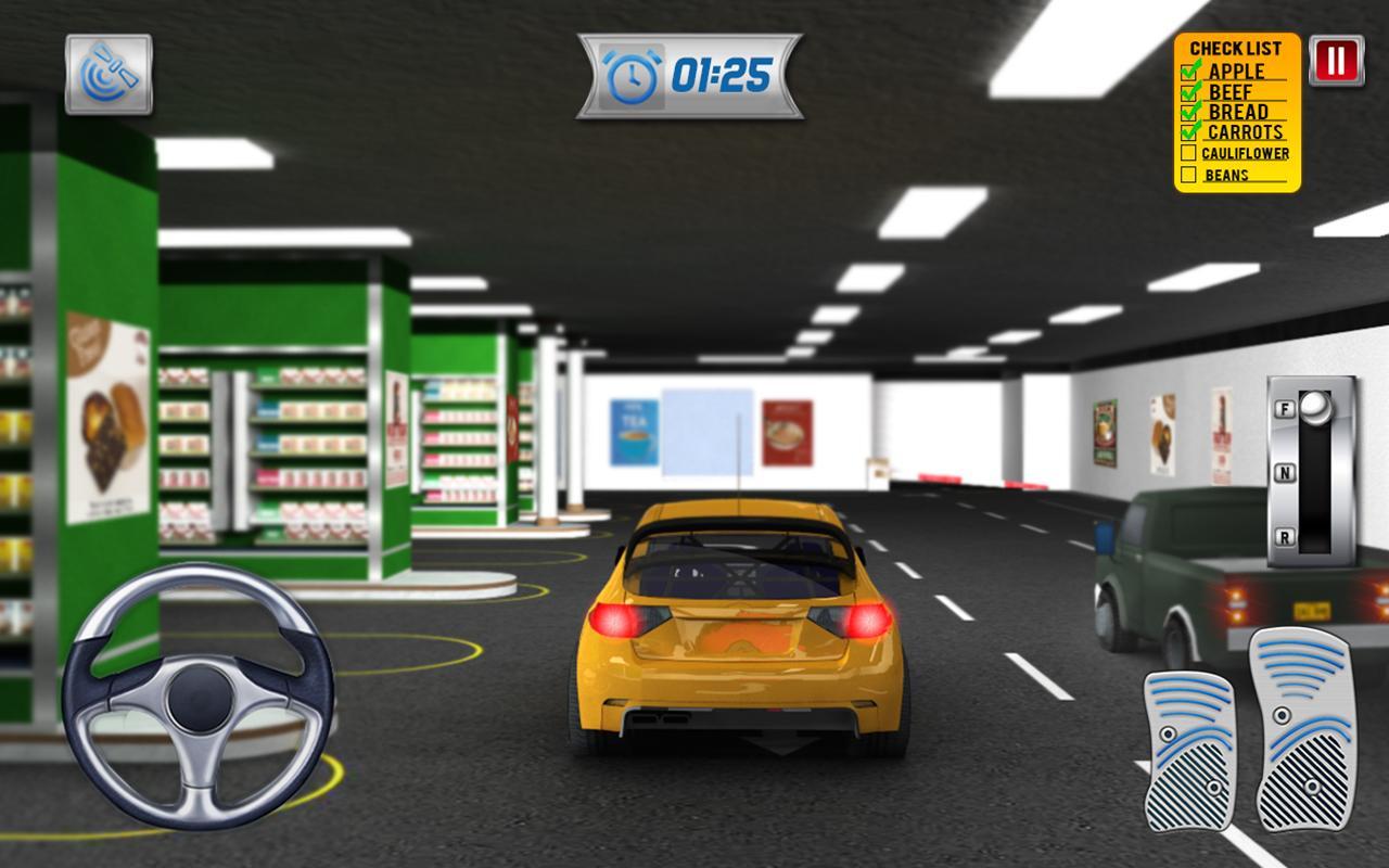 Shopping Mall Car Driving Game Game Screenshot