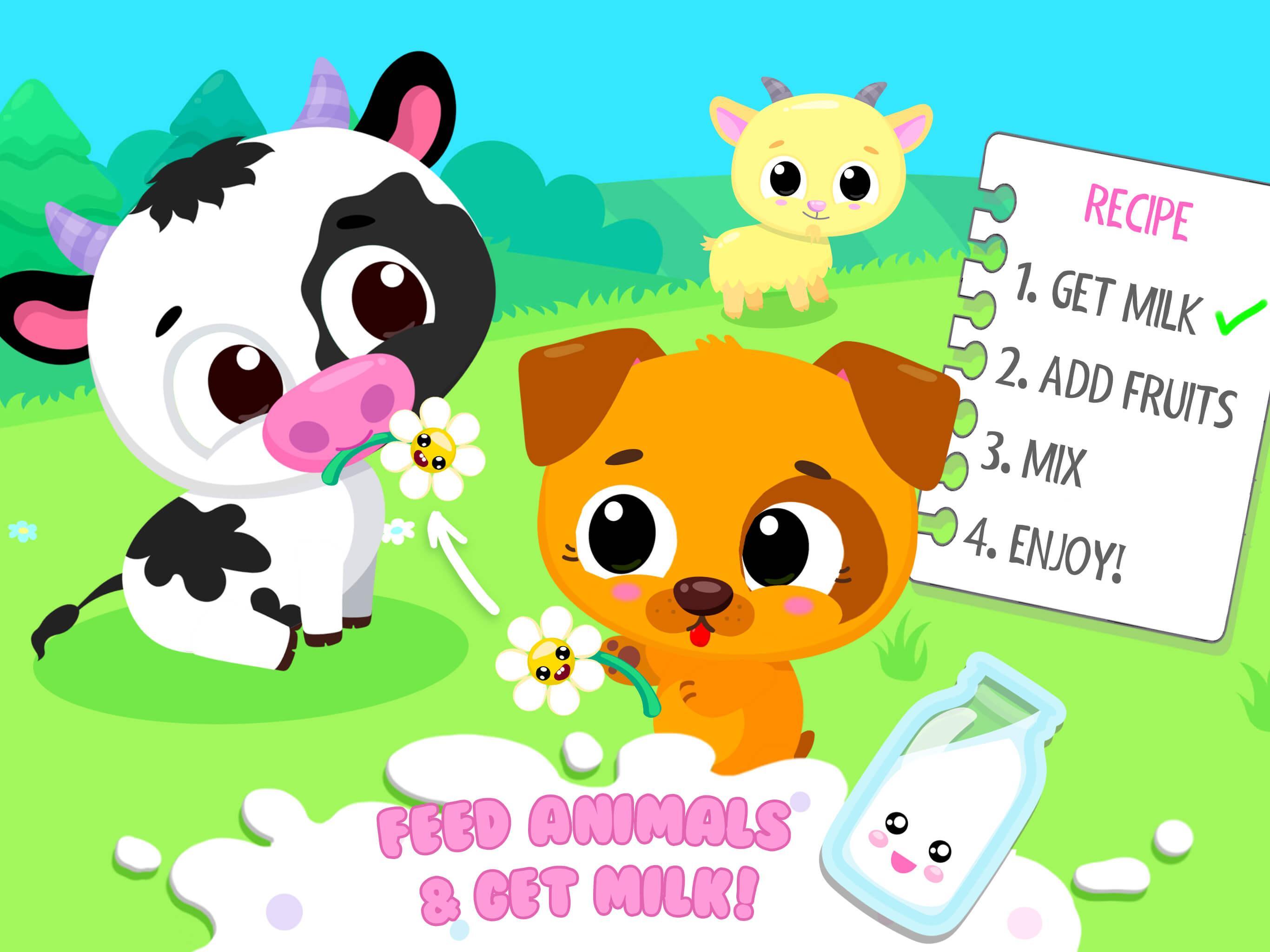 Cute & Tiny Milkshakes - Baby Fruit Smoothies ภาพหน้าจอเกม