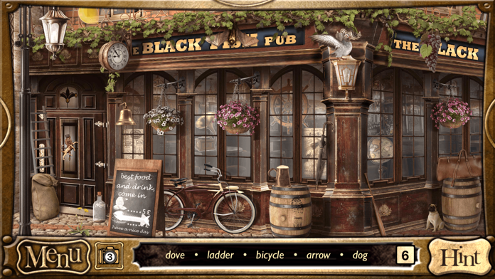 Hidden Objects Sherlock Holmes Game Screenshot