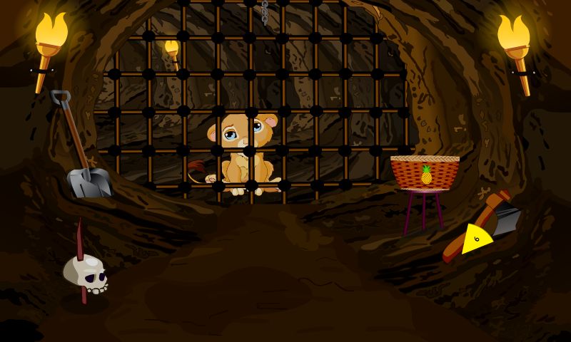Lion Cub Rescue screenshot game