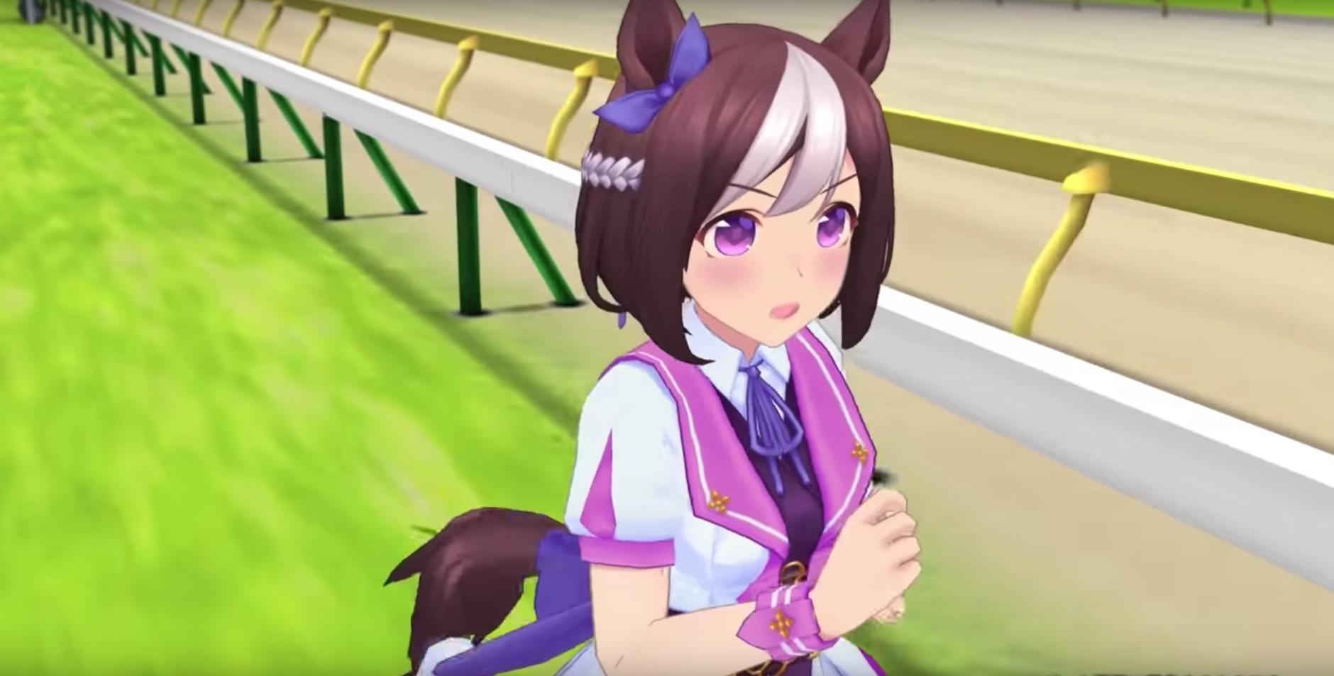 Screenshot dari video ウマ娘 プリティーダービー