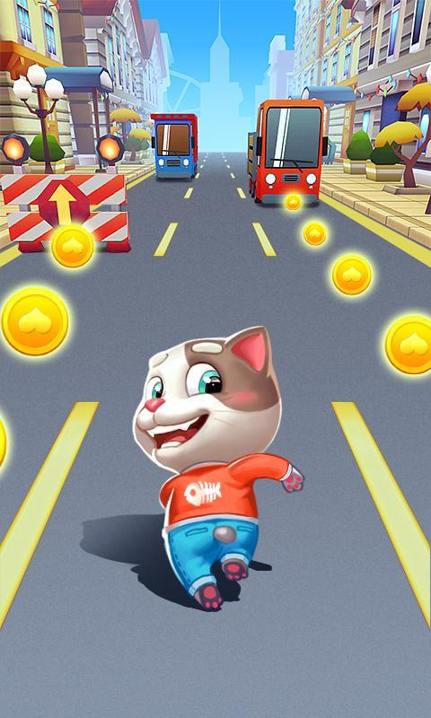 Cuplikan Layar Game Cat Rush - Subway & Bus Run