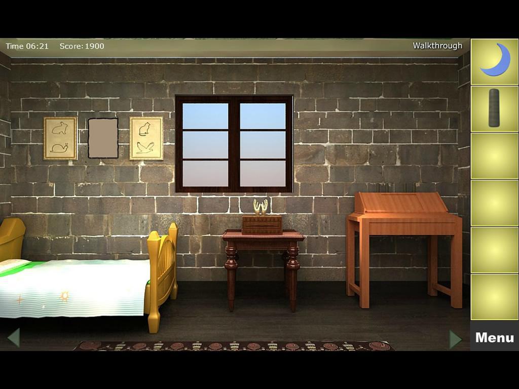 Скриншот игры Gloomy House Escape