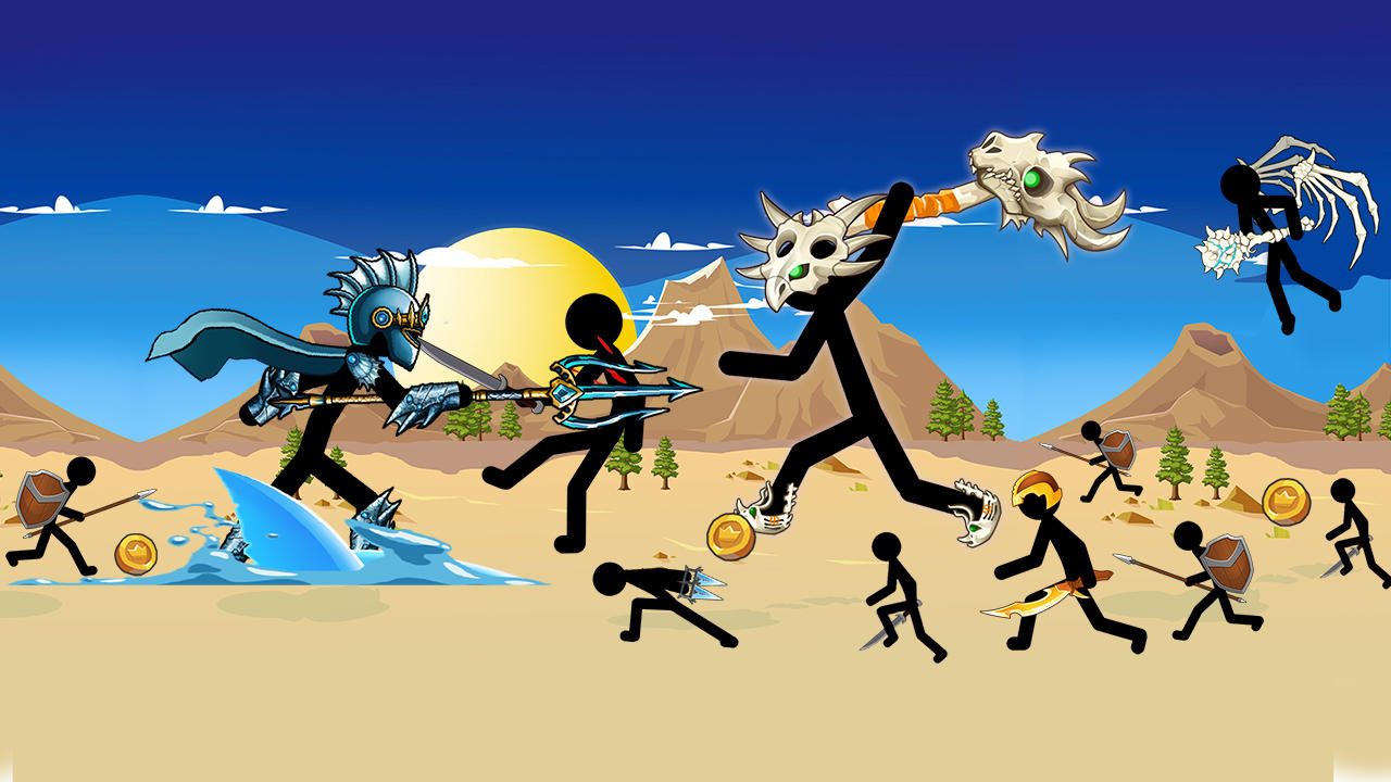 Скриншот игры Stick Giant: Army Battle