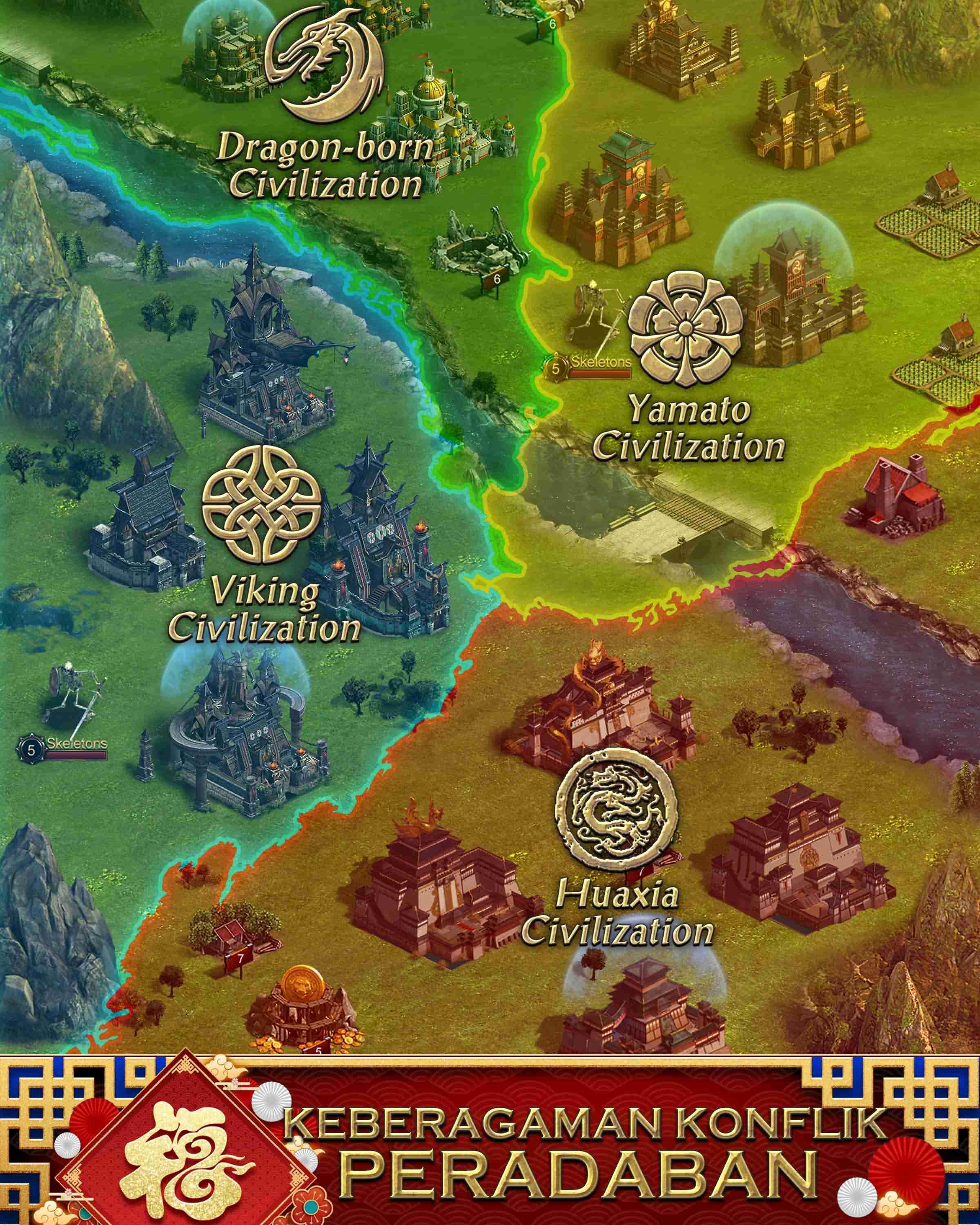 Cuplikan Layar Game Clash of Kings – Peradaban Bulan Sabit