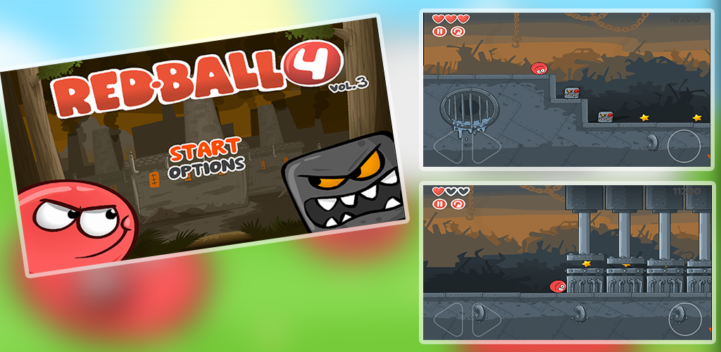 Banner of Red Ball Hero 4 - Rollender Ball Band 3 1.1