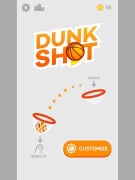 Cuplikan Layar Game Dunk Shot