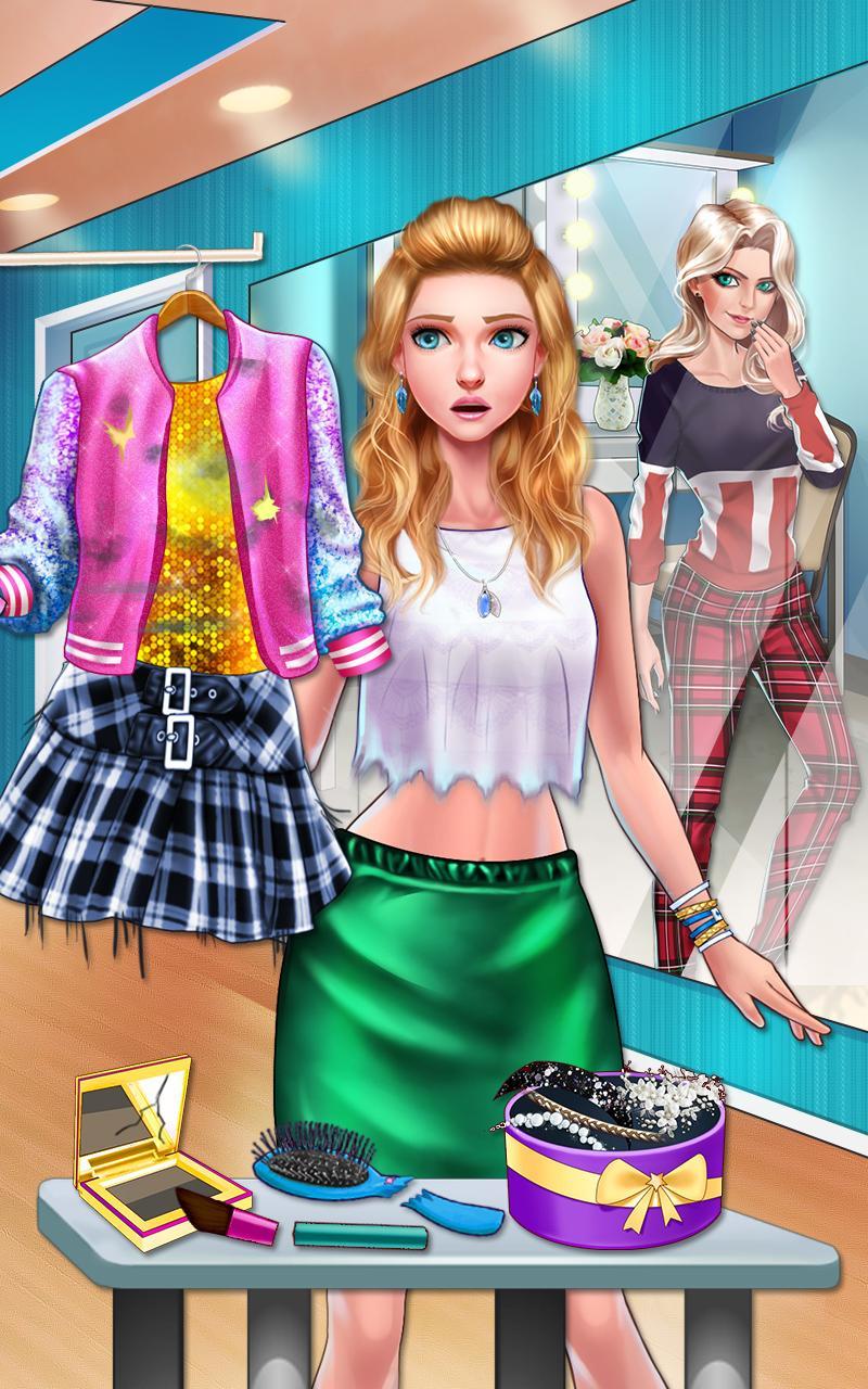 Cuplikan Layar Game Pop Star Celebrity Love Story