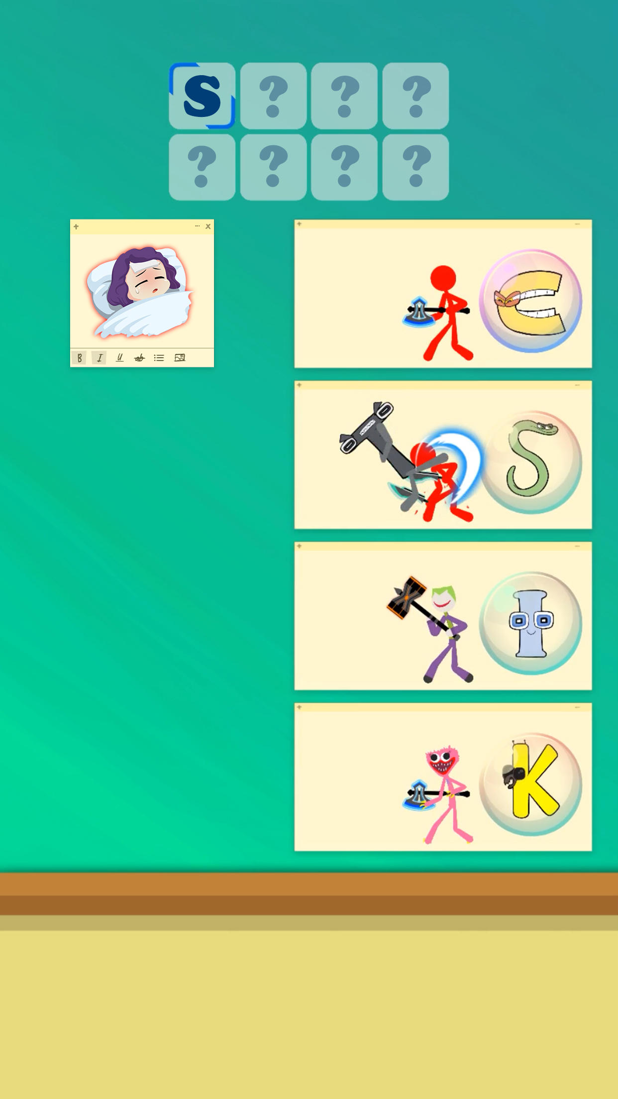 Tower Battle: Alphabet Connect Game Screenshot