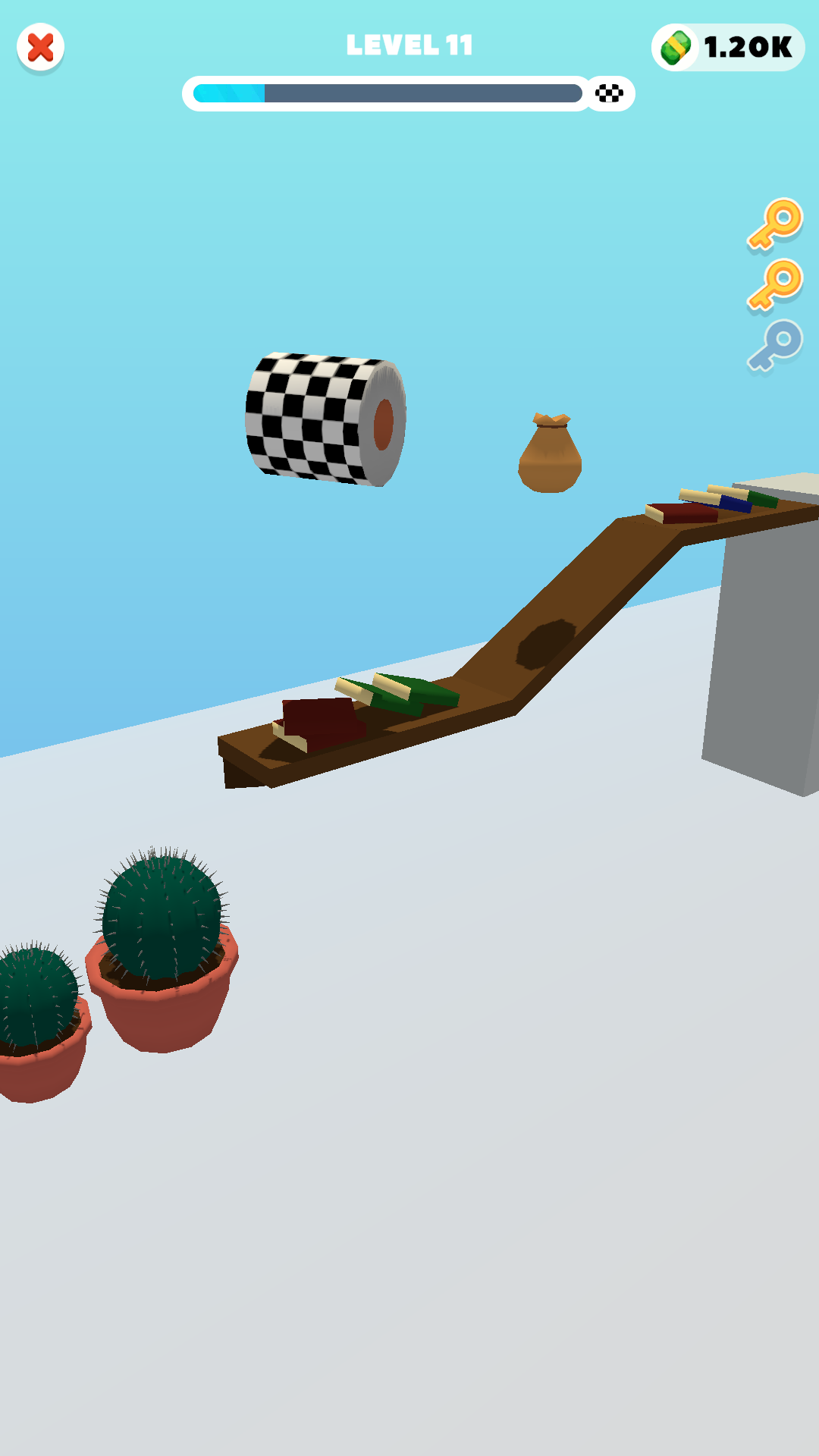 Toilet Paper Backflip Game Screenshot