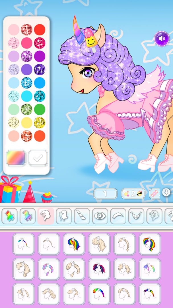 Chibi Unicorn Games for Girls screenshot game