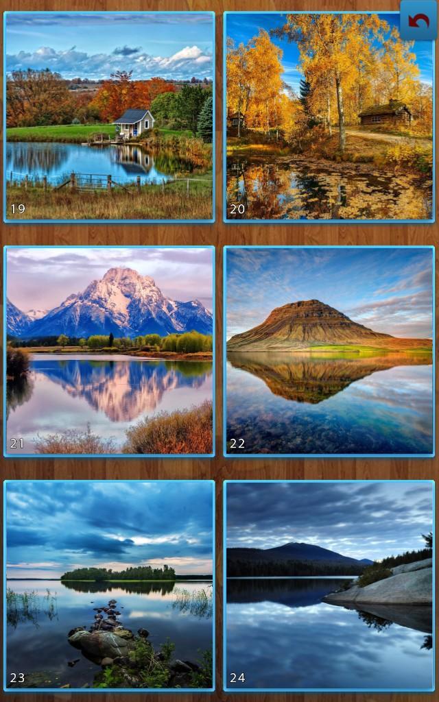 Screenshot of Lakes Jigsaw Puzzles