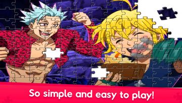 Seven Deadly Sins Anime Puzzle 게임 스크린샷