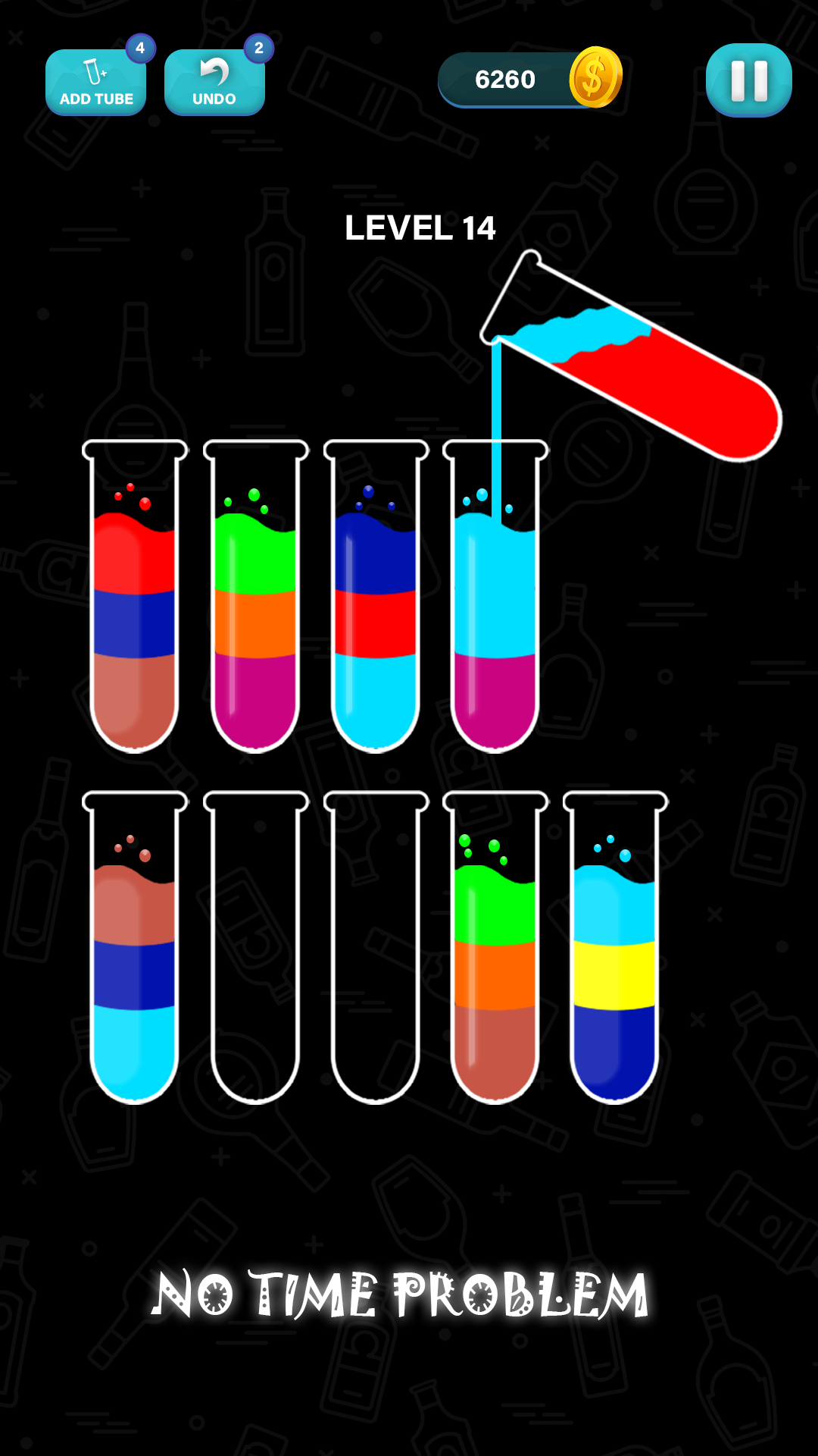 Water Sort Puzzle Game 3D Game Screenshot