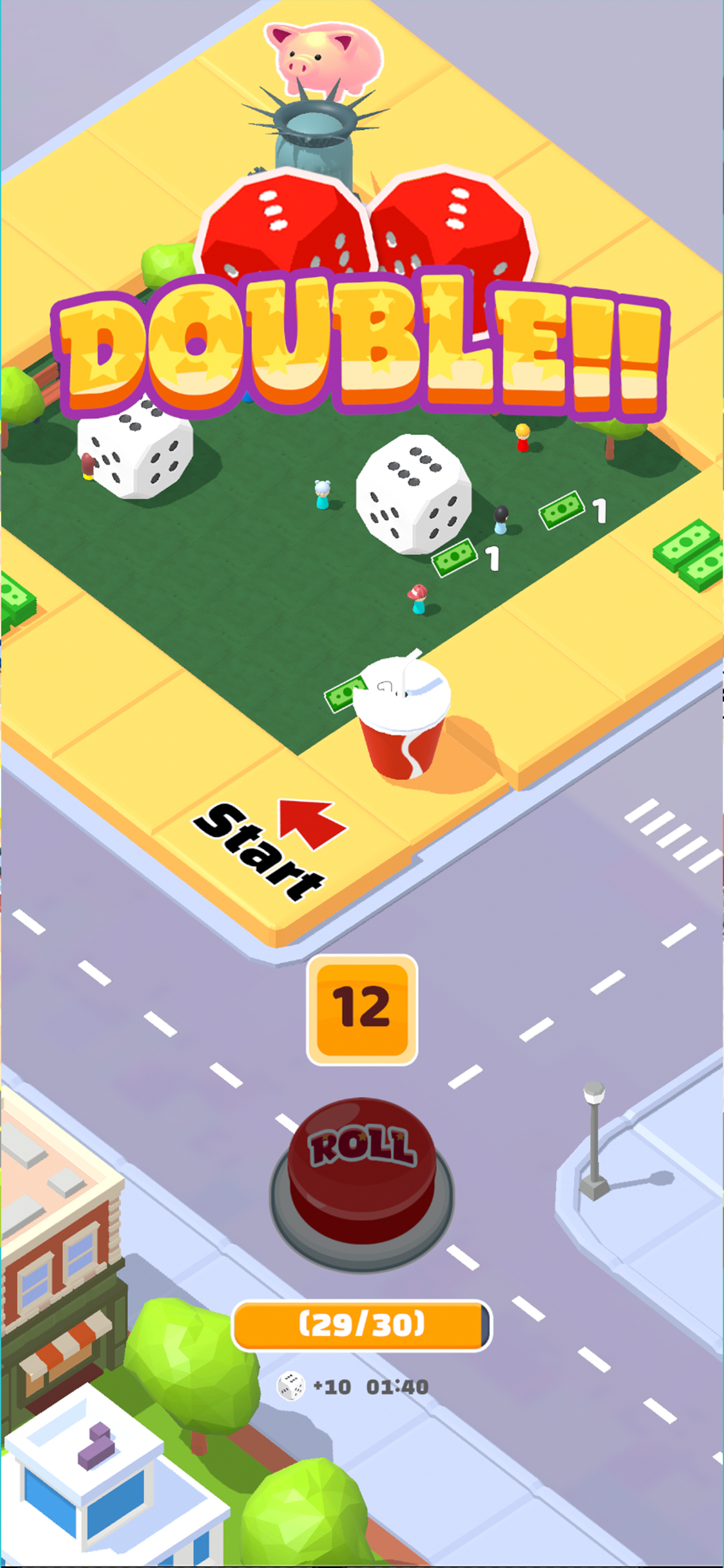 Скриншот игры Dice Town