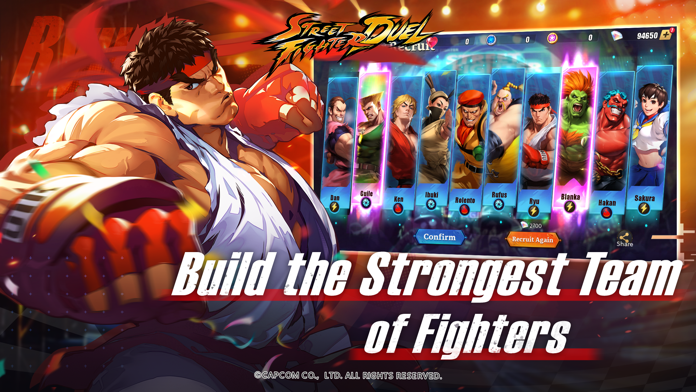 Crunchyroll Games Launches Street Fighter: Duel Smartphone RPG