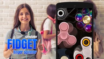 Fidget finger spinner sim Game Screenshot