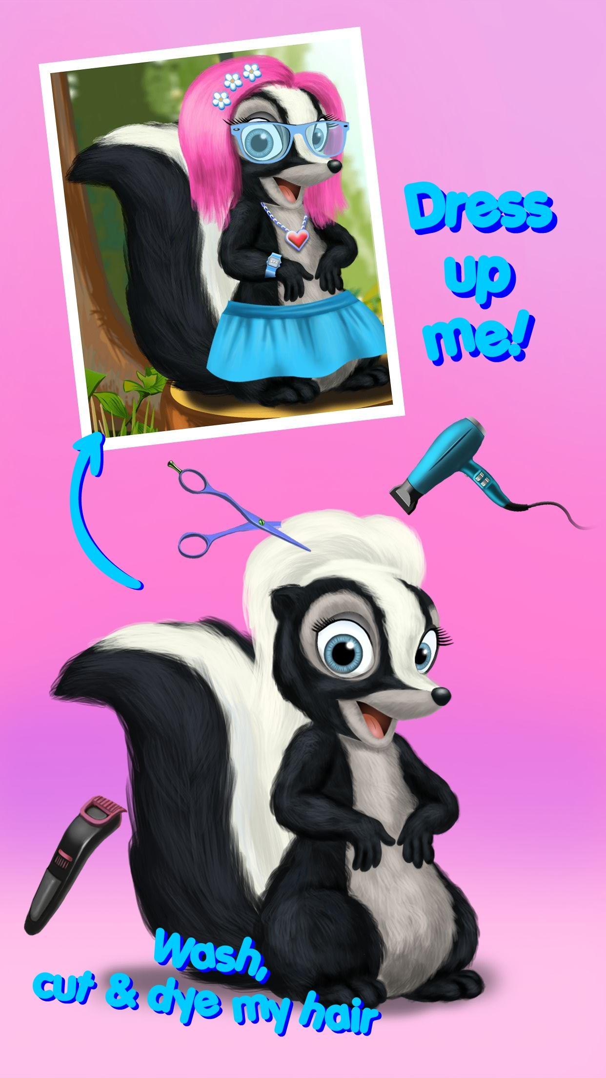 Wild Animal Beauty Salon Game Screenshot