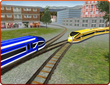 Скриншот игры Impossible Bullet Train Drive : Subway On Rails 3D