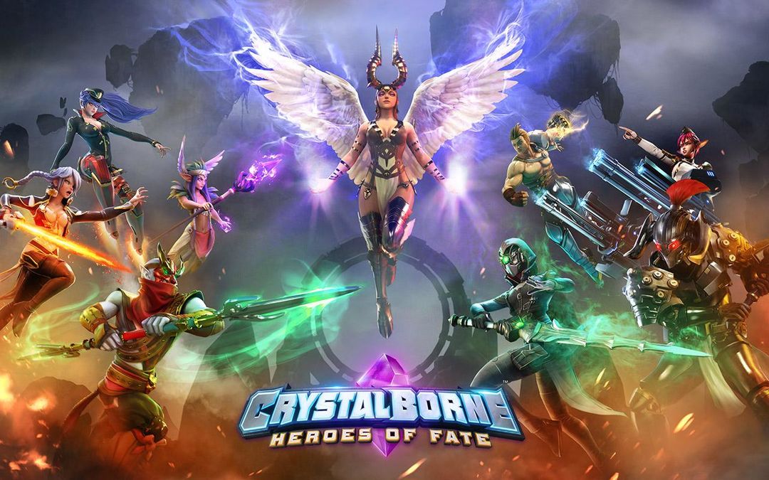 Crystalborne: Heroes of Fate ภาพหน้าจอเกม