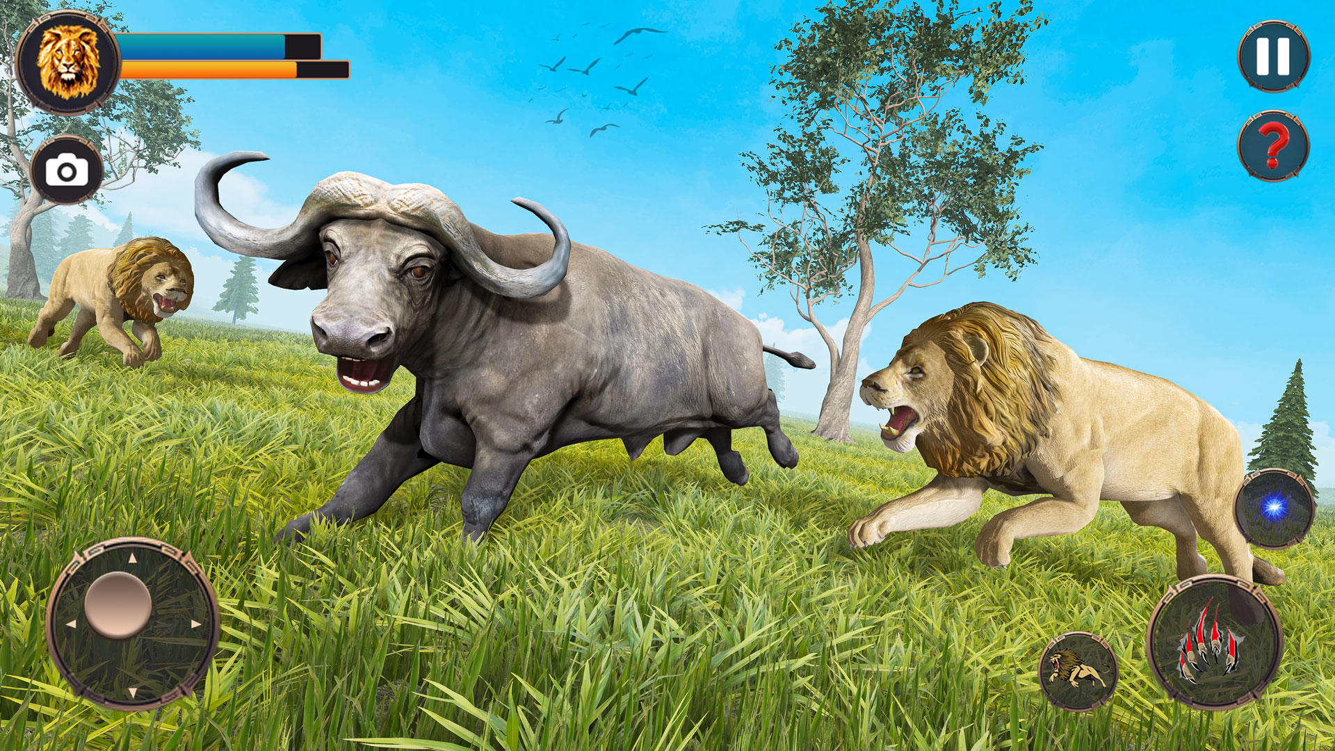 Lion Simulator 3D Tiger Games Game Screenshot