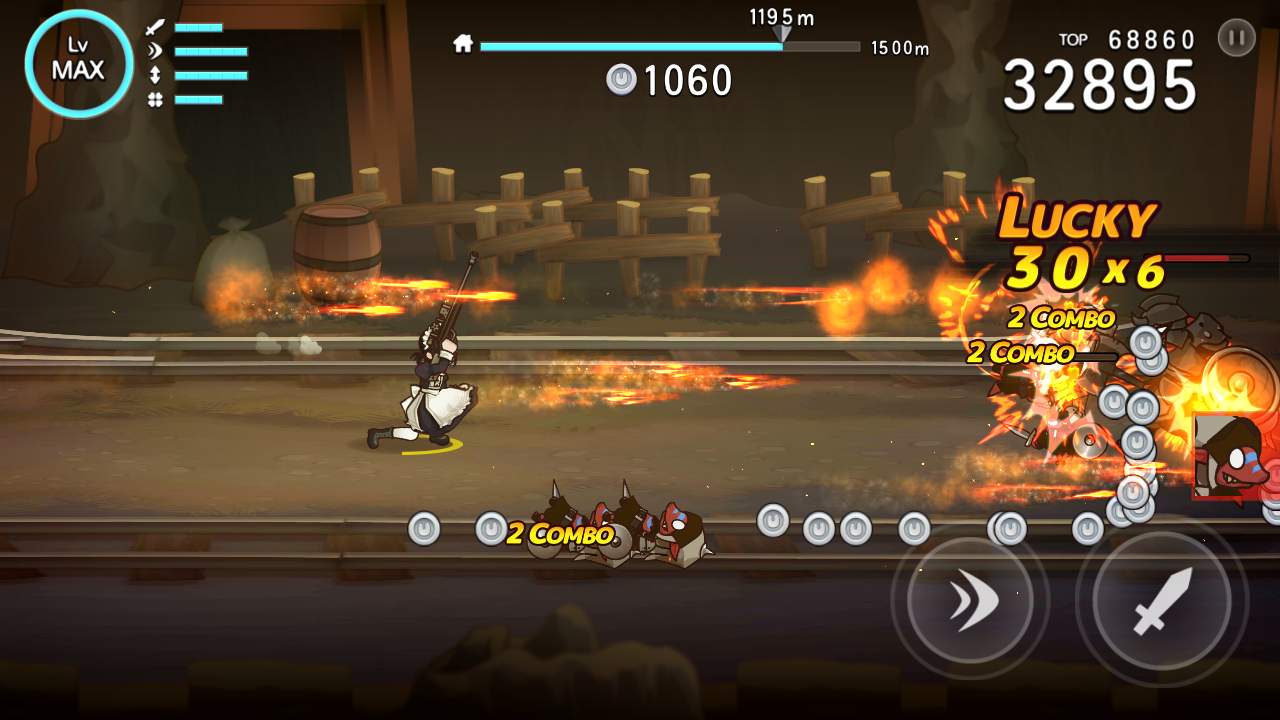 Cuplikan Layar Game FANTASYxRUNNERS R