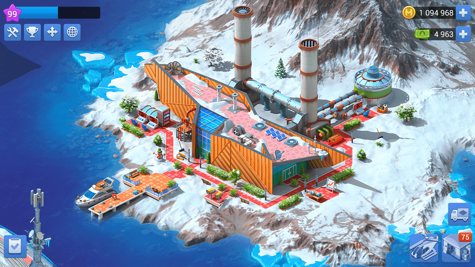 Cuplikan Layar Game Megapolis: City Building Sim