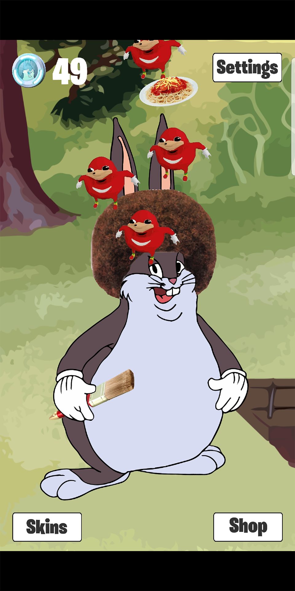 Cuplikan Layar Game Chungus Clicker