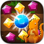 Juwelen Jam: Puzzle World Dino