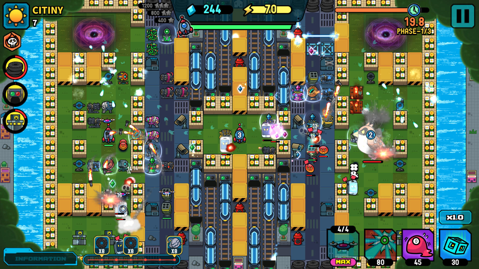 Broken Universe: Tower Defense Game Screenshot