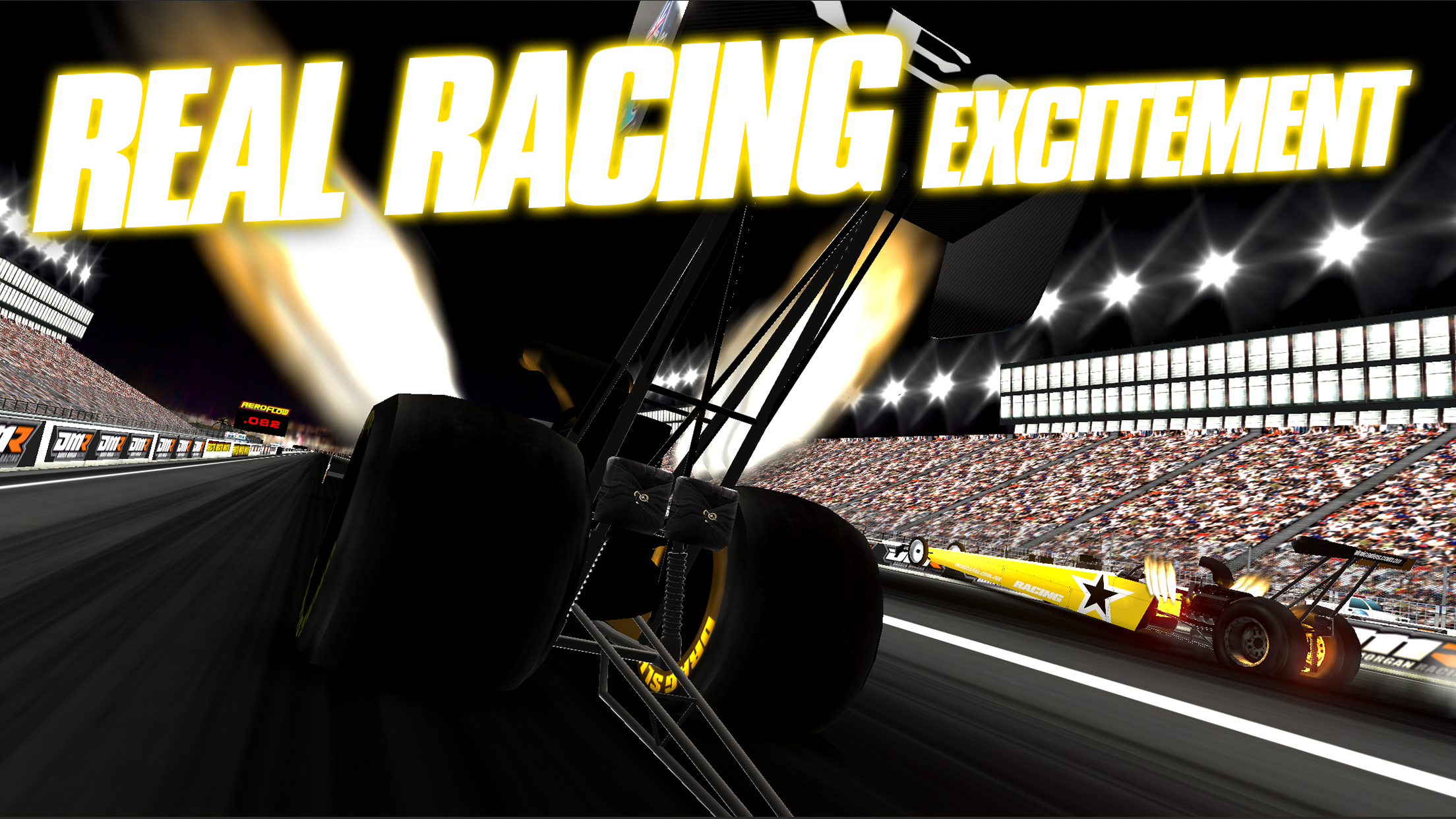 Captura de Tela do Jogo Dragster Mayhem Top Fuel