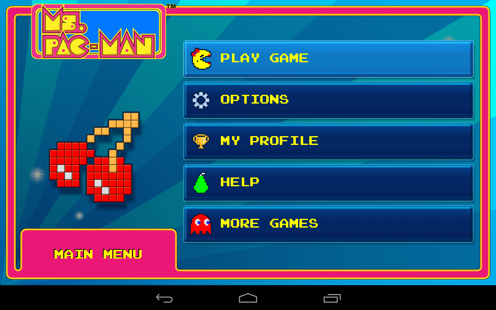 Ms. PAC-MAN by Namco Game Screenshot