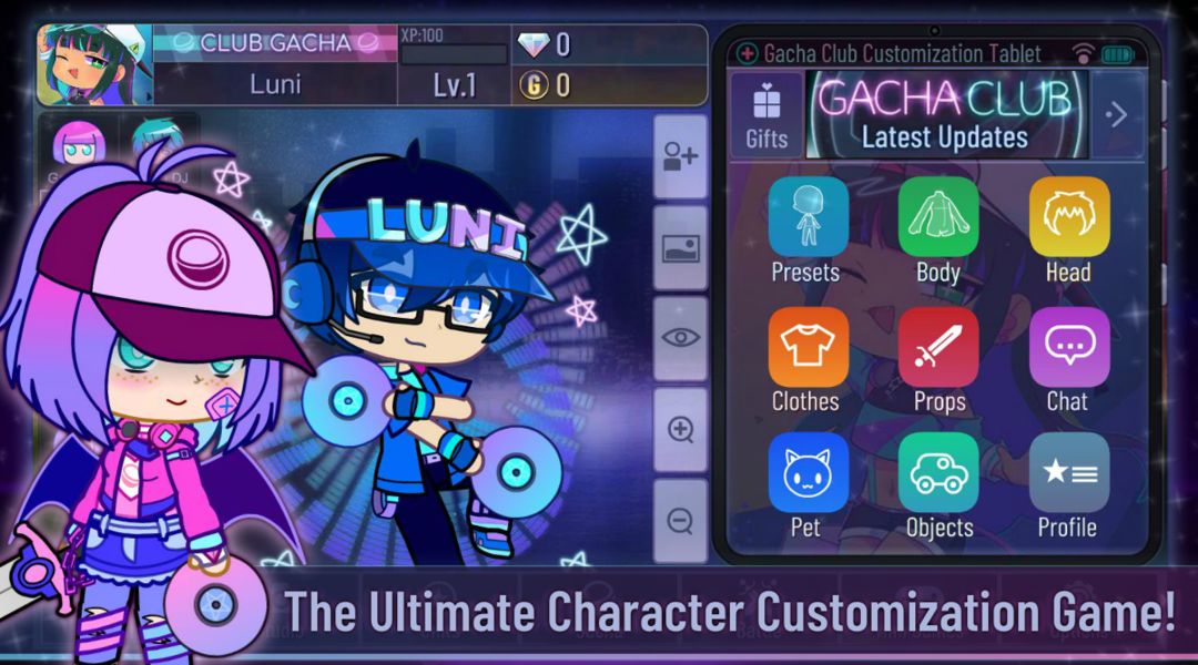 Screenshot of Gacha Club