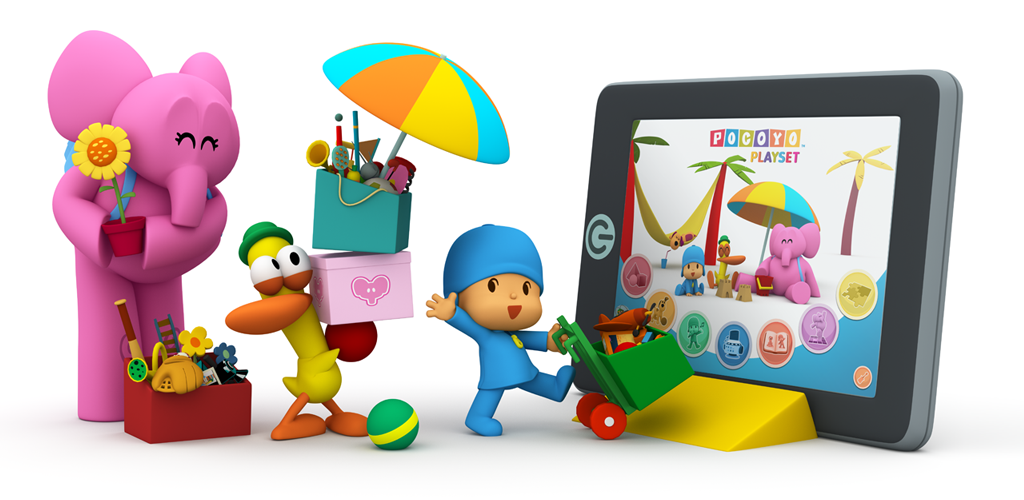 Banner of Pocoyo PlaySet Learning Games 