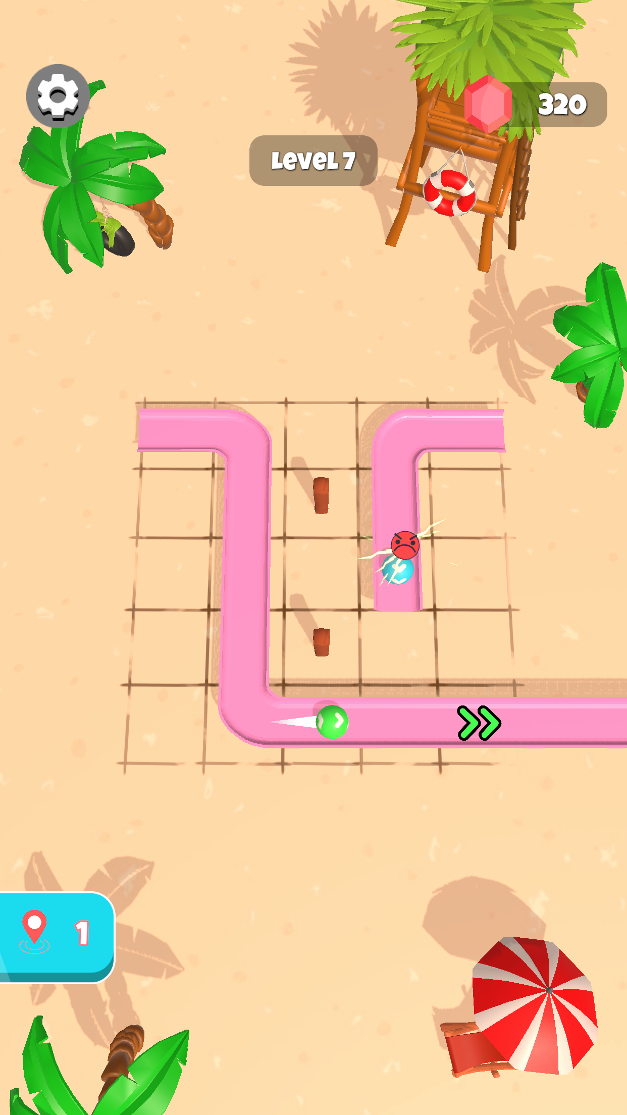 Screenshot of Ball Road Puzzle