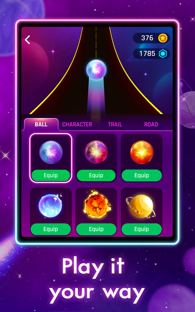 Dancing Road: Color Ball Run! screenshot game