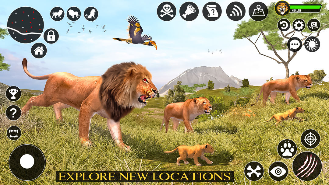 Screenshot of Ultimate Lion Simulator Game