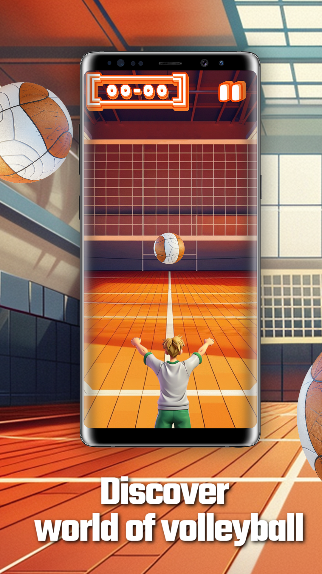 Screenshot of Volleyball Mania: Arcade